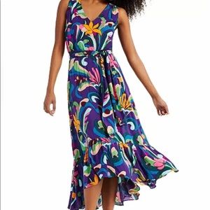 New INC Luciana Garden high-low dress XL